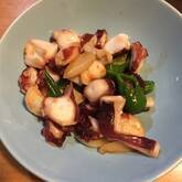 タコのガーリックソテー