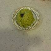 小松菜とレーズンの蒸しケーキ