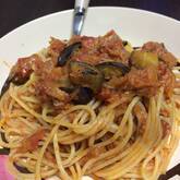 簡単絶品！ツナとナスのトマトソースパスタ