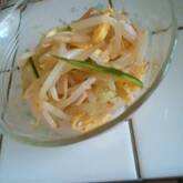 モヤシとハムのゴマ酢サラダ