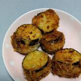 ナスのジューシーはさみ揚げ