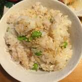 枝豆の梅ジャコごはん