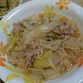 豚肉のすき焼き風煮物