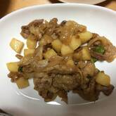 豚肉と長芋の甘みそ炒め