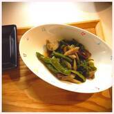 ゴボウとピーマンきんぴら