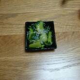 チンゲンサイとジャコのお浸し