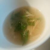 エノキと大葉のみそ汁