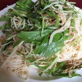 シラスと素麺のサラダ