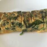 ホウレン草入りだし巻き卵