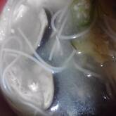 素麺のみそ汁