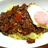 たっぷり野菜の牛ひき肉ドライカレー