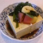 トマトのせ冷奴