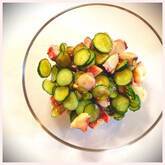 タコとキュウリの酢の物