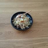 キャベツのソースご飯