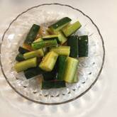 キュウリのピリ辛漬け