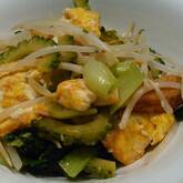 ゴーヤと豆腐のチャンプルー