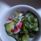 タコとキュウリの酢の物