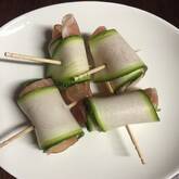 ズッキーニの生ハム巻き