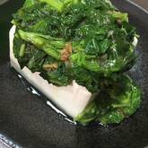 冷奴・モロヘイヤソース