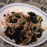 モヤシとホウレン草のおひたし