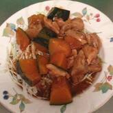 鶏肉とカボチャのカレー煮
