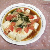 水きり豆腐のだし浸し