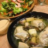 カキのアヒージョ