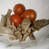 砂肝のガーリック炒め