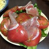 生ハムのカルパッチョ