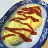 牛ひき肉のシンプルオムレツ