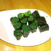 ほうれん草の磯辺巻き