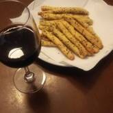 ワインにぴったり、黒ゴマスティック