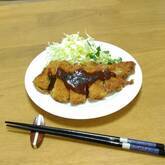 カレーソースがけトンカツ