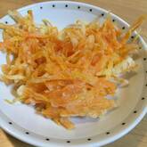 サクサク！ニンジンのシンプルかき揚げ