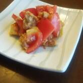 トマトのカレー風味サラダ