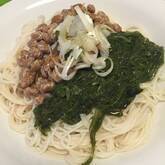 ネバネバ！さっぱりオクラ納豆のぶっかけ素麺