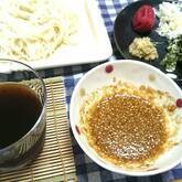 素麺・麺つゆとゴマダレ