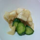 キュウリとカブの浅漬け