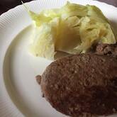 麦入りハンバーグ