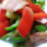 超簡単副菜！ピーマンとハムの塩炒め