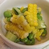 コーンと枝豆のサラダ