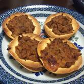 キノコのミニピザ