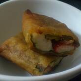 長芋とベーコンの春巻き