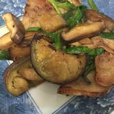 豚バラとナスのソテー