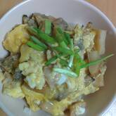 アサリと卵の丼