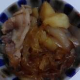 豚肉で肉ジャガ