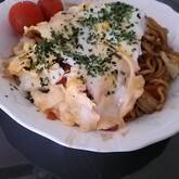 卵のせ焼きそば