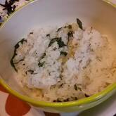 しらすゴマ混ぜご飯