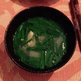 シイタケとニラの中華スープ
