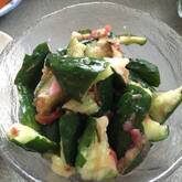 たたきキュウリのピリ辛漬け